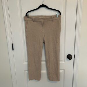 Stylish Tan Cropped Pants
